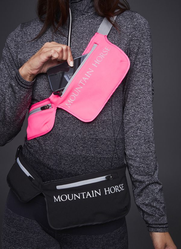 MH double waistbag black pink tindra